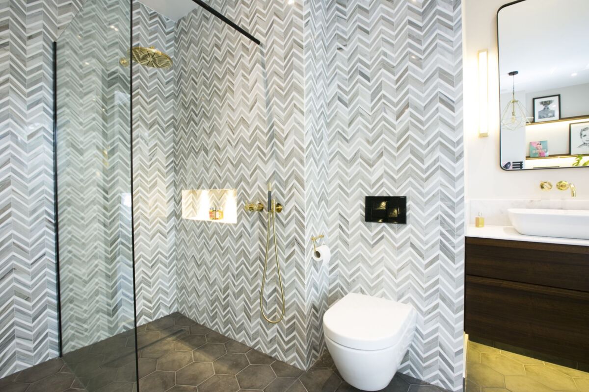 Wet Room Area including Matki-ONE Wet Room Panel