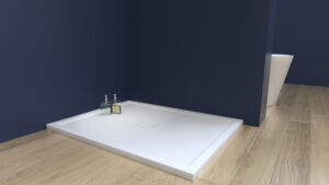 a Bespoke shower tray