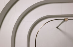 a close up of a Matki Dome shower panel
