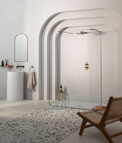 a luxury shower