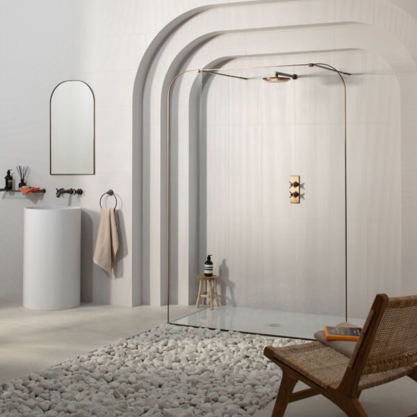 a luxury shower