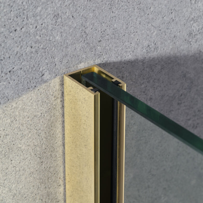brass shower frame