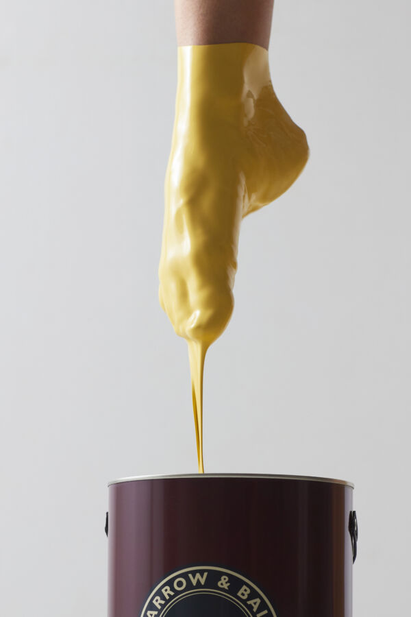 Foot in Farrow & Ball paint